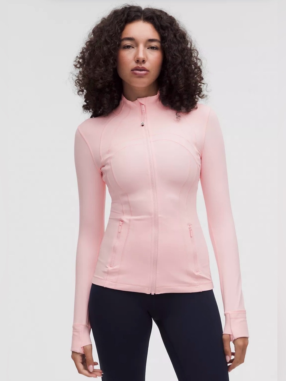 Lululemon Define jacket NULU blush quartz sz 6